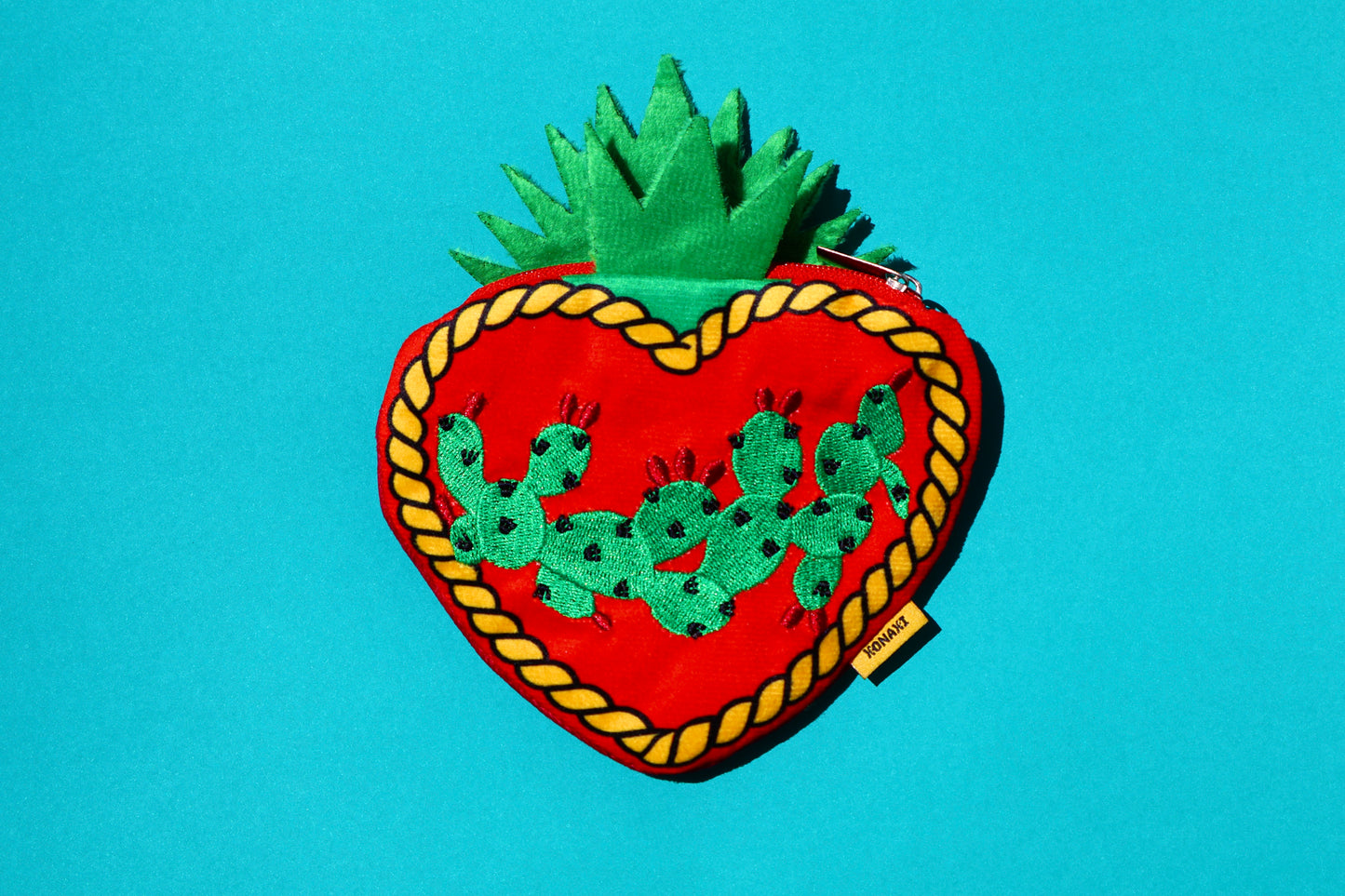 “Corazón Espinado” (Thorny Heart) Plush Coin Purse