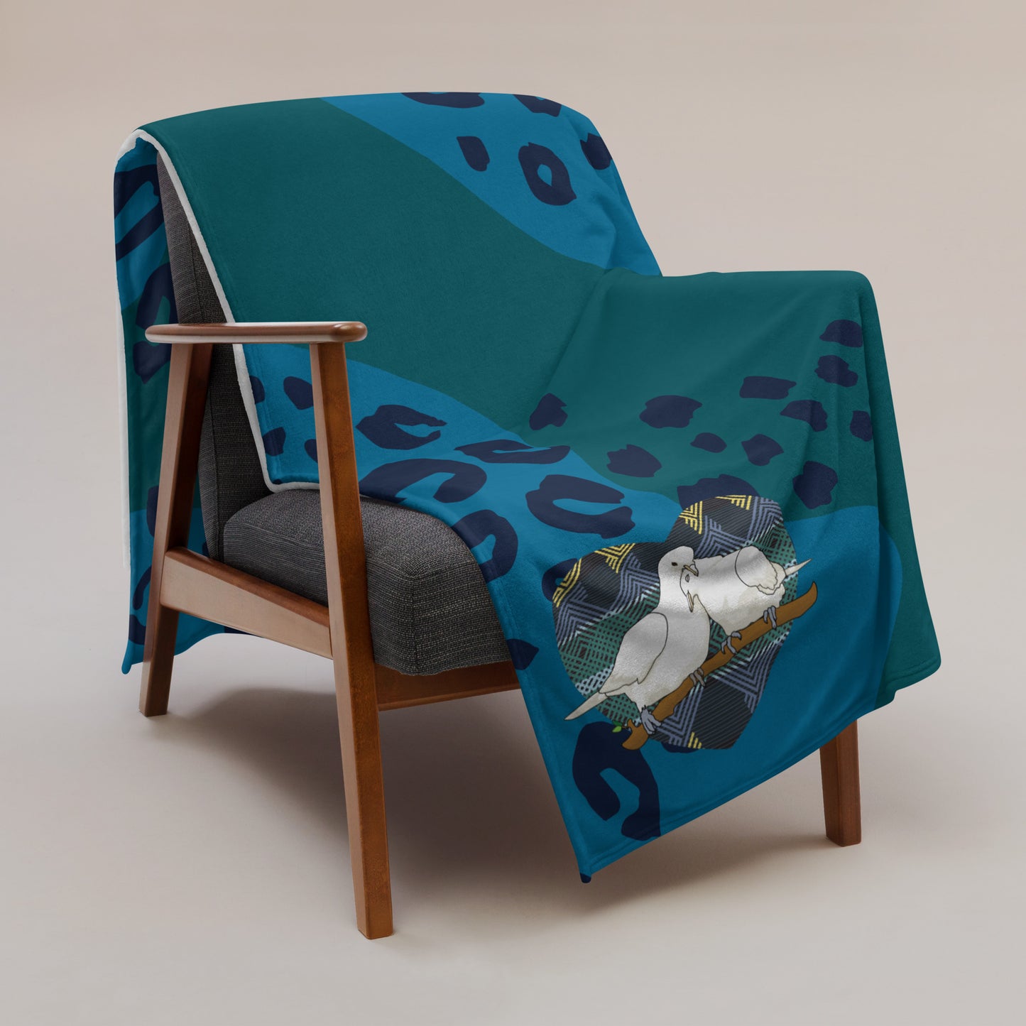 Love Birds Throw Blanket (I)