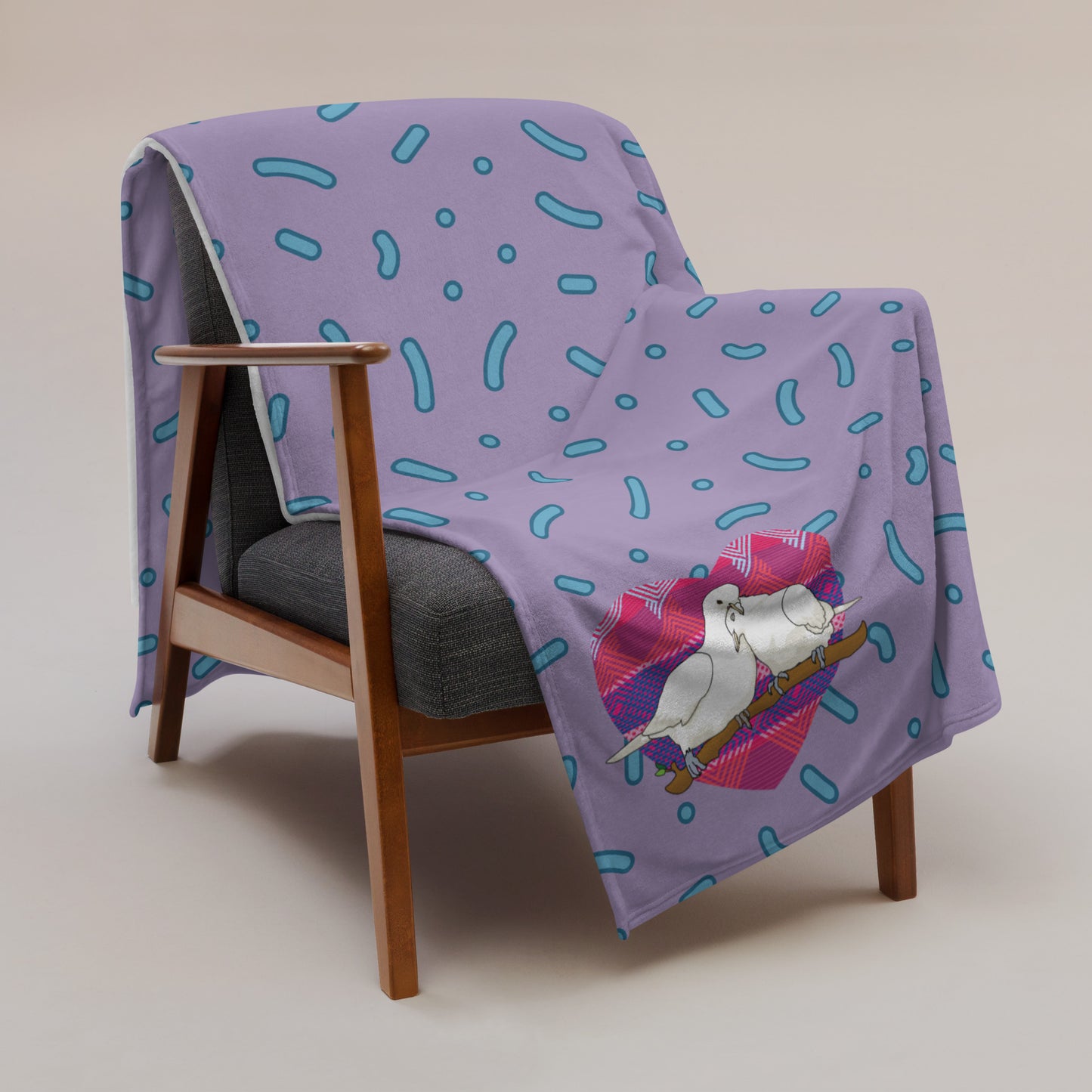 Love Birds Throw Blanket (II)