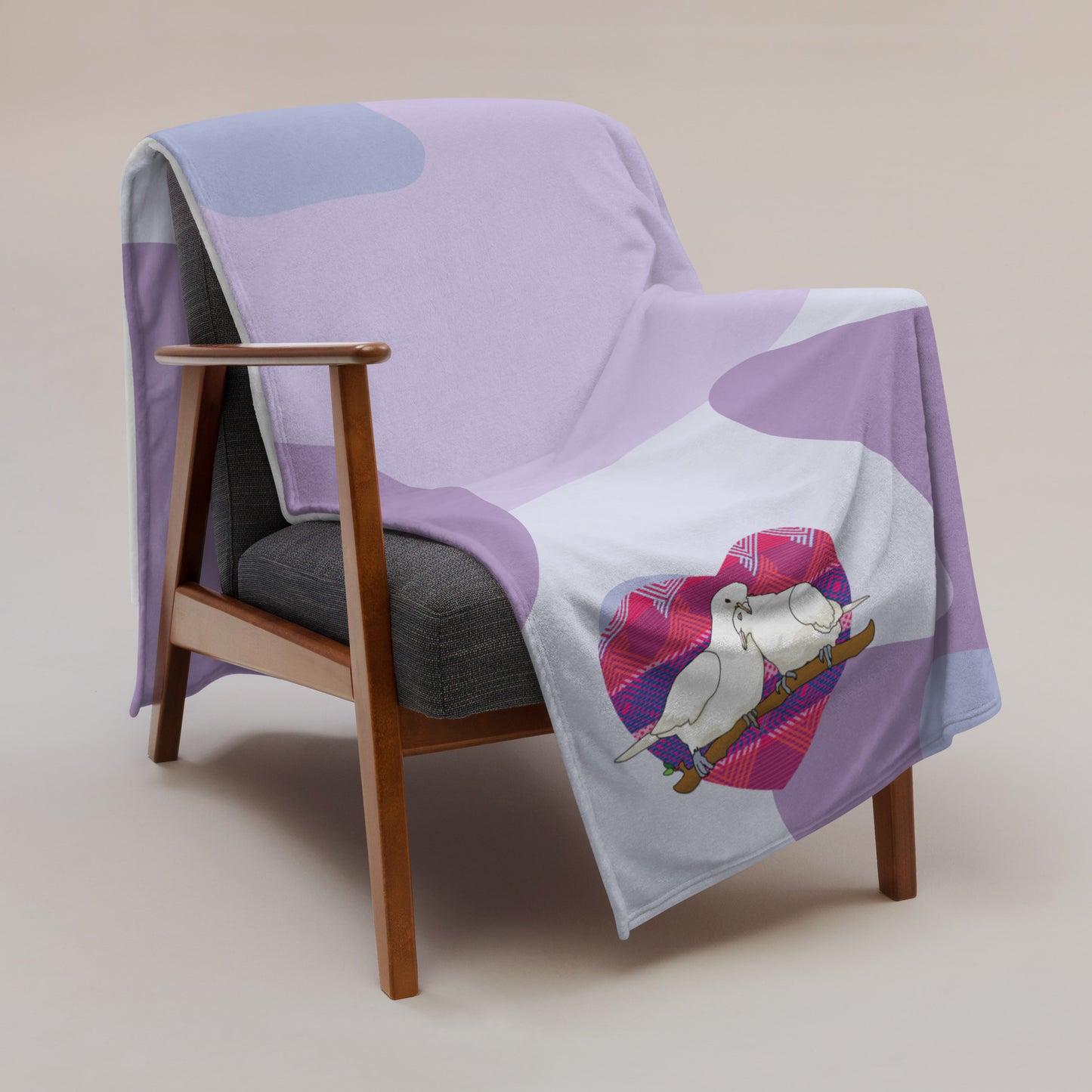 Love Birds Throw Blanket (III)