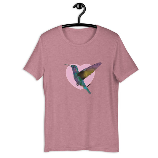 Hummingbird Tee (Lilac Heart)