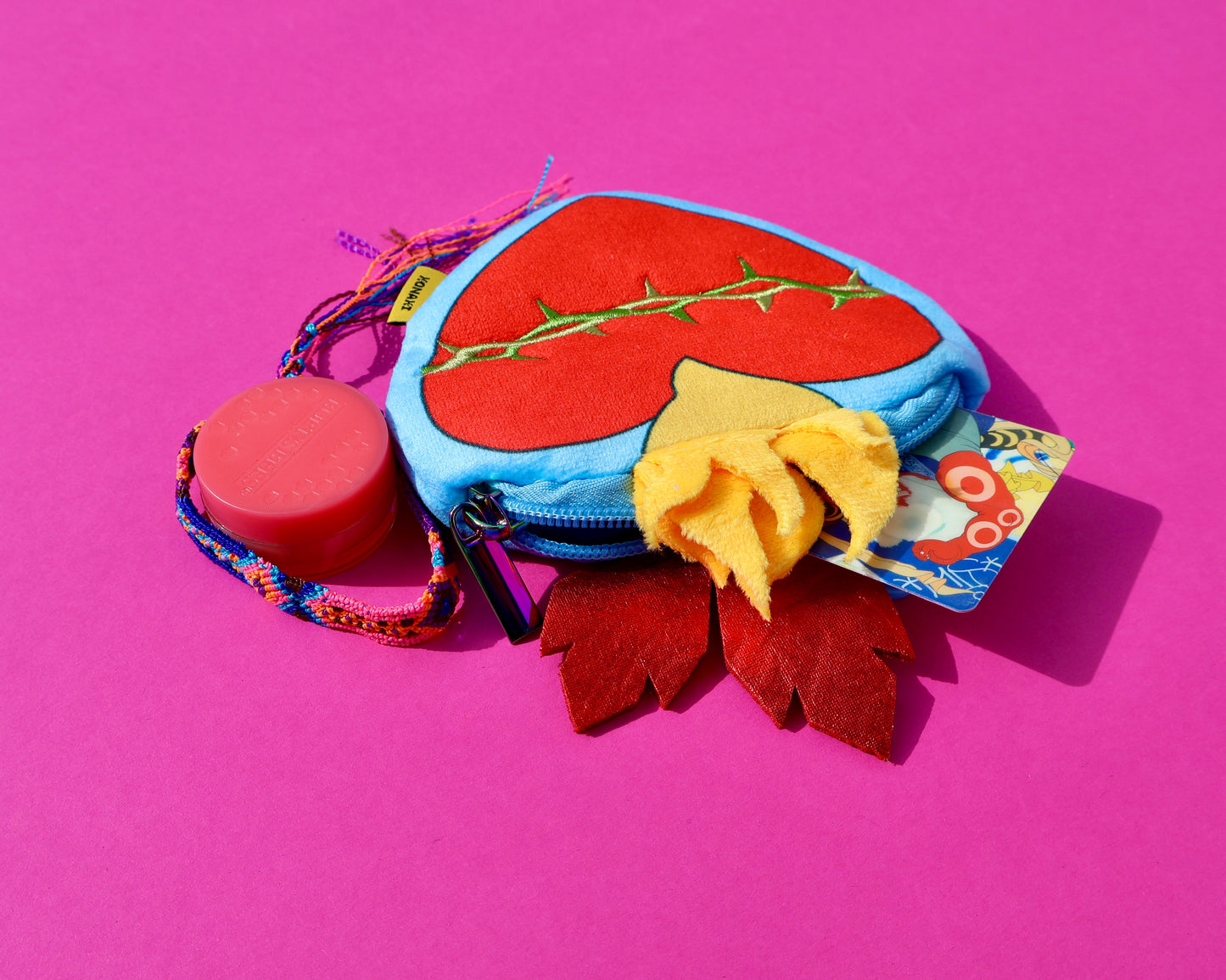 "Sagrado Corazón" (Sacred Heart) Plush Coin Purse