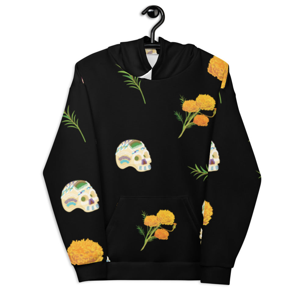 Dia de Muertos Unisex Hoodie (Black)