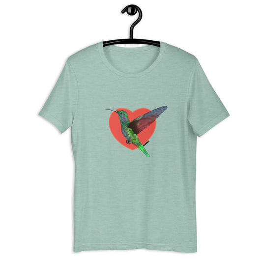 Hummingbird Tee (Tomato Red Heart)