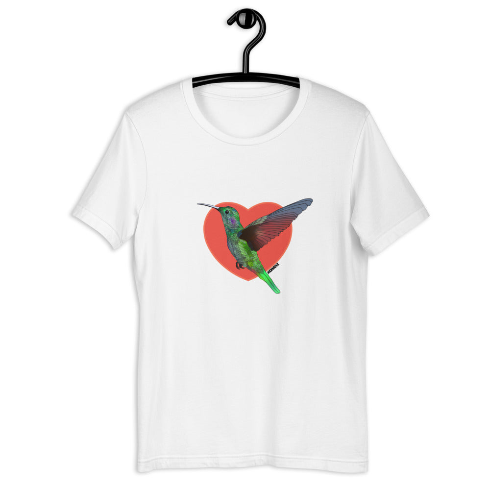 Hummingbird Tee (Tomato Red Heart)