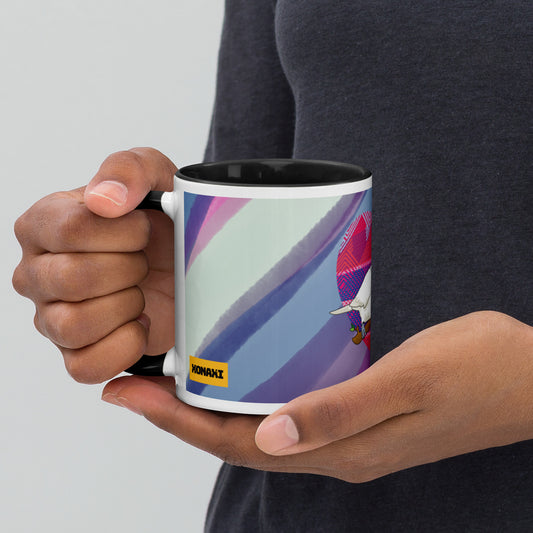 Lovey Dovey Mug (Fuchsia Textile Heart)